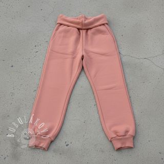 Teplákovina počesaná faded coral