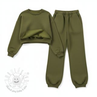 Teplákovina počesaná dark army