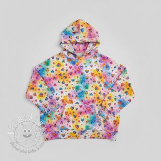 Teplákovina All you need is love design D digital print