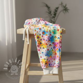 Teplákovina All you need is love design D digital print