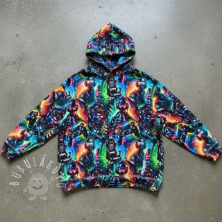 Teplákovina počesaná JOGGING Game over design A digital print