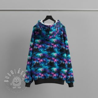 Teplákovina počesaná JOGGING In the night design B digital print