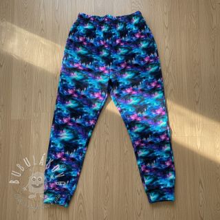 Teplákovina počesaná JOGGING In the night design B digital print