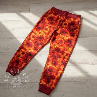 Teplákovina Flower galaxy design A digital print