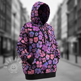 Teplákovina Flower Mia digital print