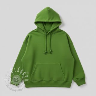 Teplákovina počesaná JOGGING green