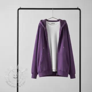 Teplákovina počesaná JOGGING purple