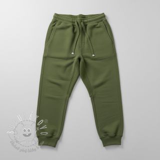 Teplákovina počesaná JOGGING forest