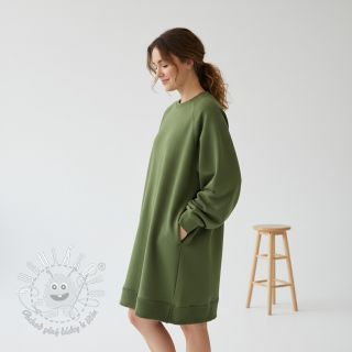 Teplákovina počesaná JOGGING forest