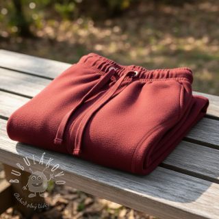 Teplákovina počesaná JOGGING berry