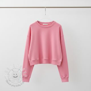 Teplákovina počesaná JOGGING soft pink