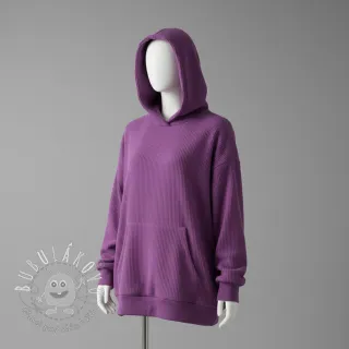 Teplákovina počesaná JOGGING light violet