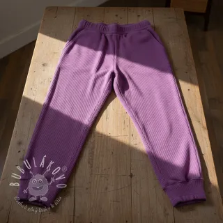 Teplákovina počesaná JOGGING light violet