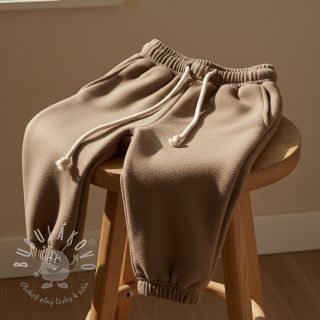 Teplákovina počesaná JOGGING sand