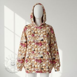 Teplákovina Cutie pies design C digital print