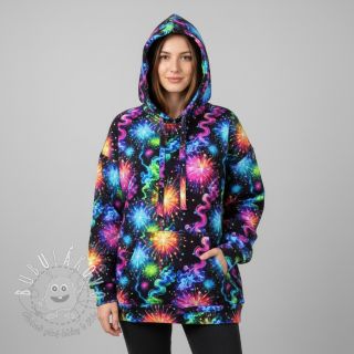 Teplákovina Fire works design C digital print