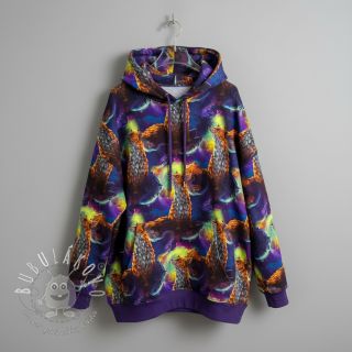 Teplákovina Fantasy fox digital print