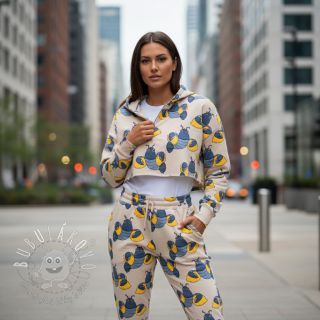 Teplákovina Cool lobsters sand