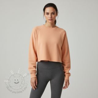 Teplákovina počesaná JOGGING light salmon