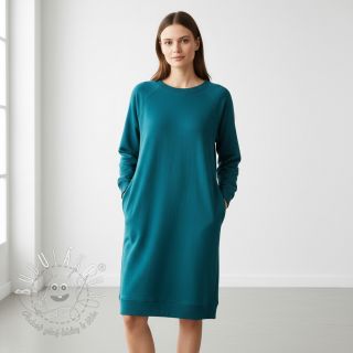 Teplákovina počesaná JOGGING petrol