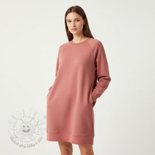 Teplákovina počesaná JOGGING blush