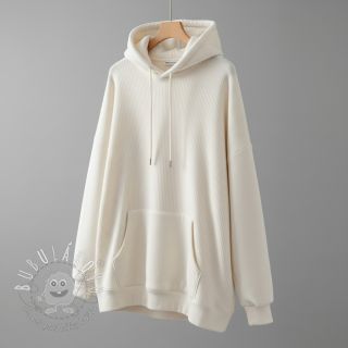 Teplákovina počesaná JOGGING ecru