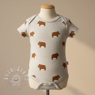 Úplet Bears light sand melange