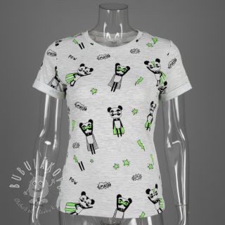 Úplet NEON Super heroes ecru melange