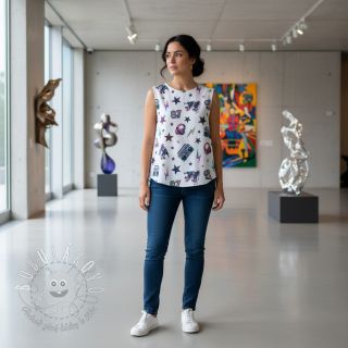 Úplet Rollerskates digital print