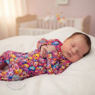 Úplet Funny faces design B digital print