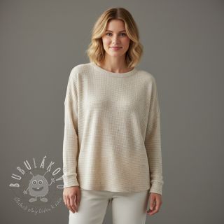 Úplet s ľanom WAFFLE SIMPLY NATURAL