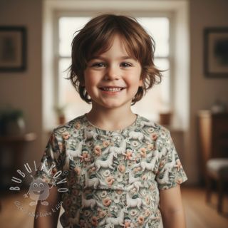 Úplet Pretty Horses design B digital print