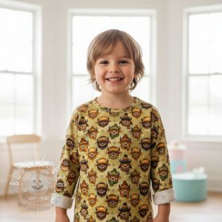 Úplet Winter faces design B digital print