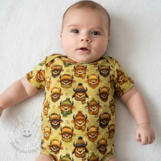 Úplet Winter faces design B digital print