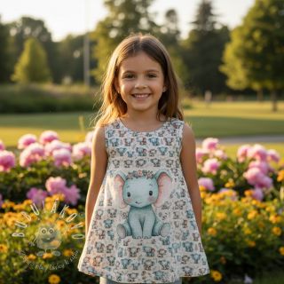 Úplet Mini animals design B digital print