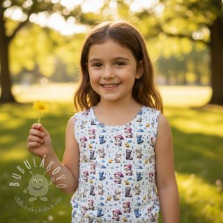 Úplet Olly and friends design D digital print