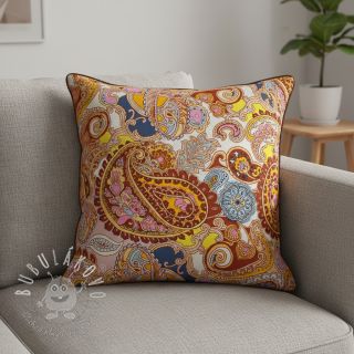 Umelá kožušina Paisley digital print