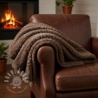 Umelá kožušina Curly mocha