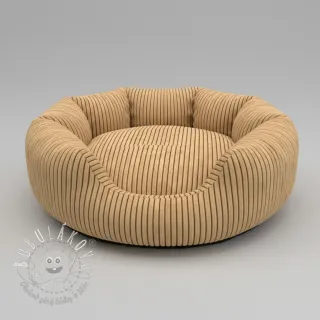 Umelá kožušina Shadow stripes bronze