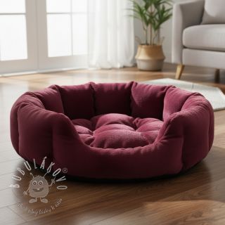 Umelá kožušina SMOOTH bordeaux