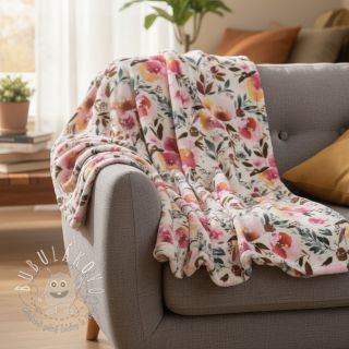 Umelá kožušina Flower multicolour