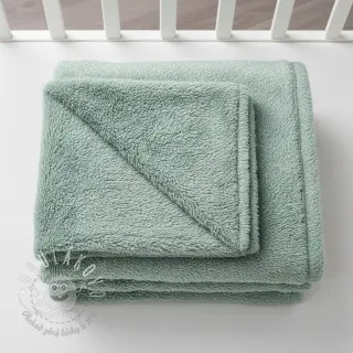 Umelá kožušina LUREX SILVER old green