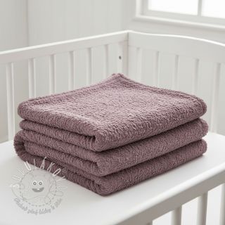 Umelá kožušina Curly mauve