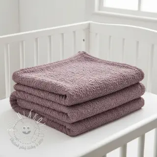 Umelá kožušina Curly mauve