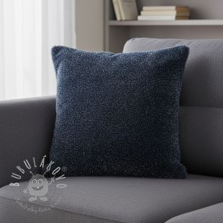 Umelá kožušina LUREX SILVER navy