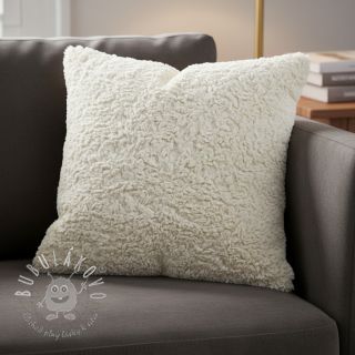 Umelá kožušina Curly ecru