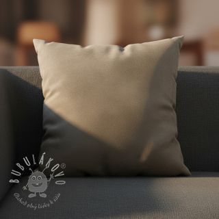 Umelá koža semiš DOUDOU tourterelle