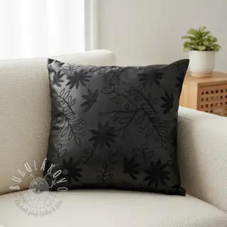 Umelá koža odevná Flowers design C