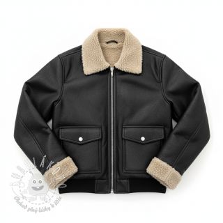 Umelá koža odevná Bounded Cantara black