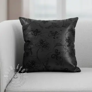 Umelá koža odevná Flowers design B
